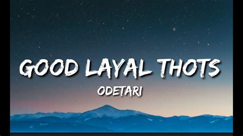 good loyal thoughts lyrics|GOOD LOYAL THOTS